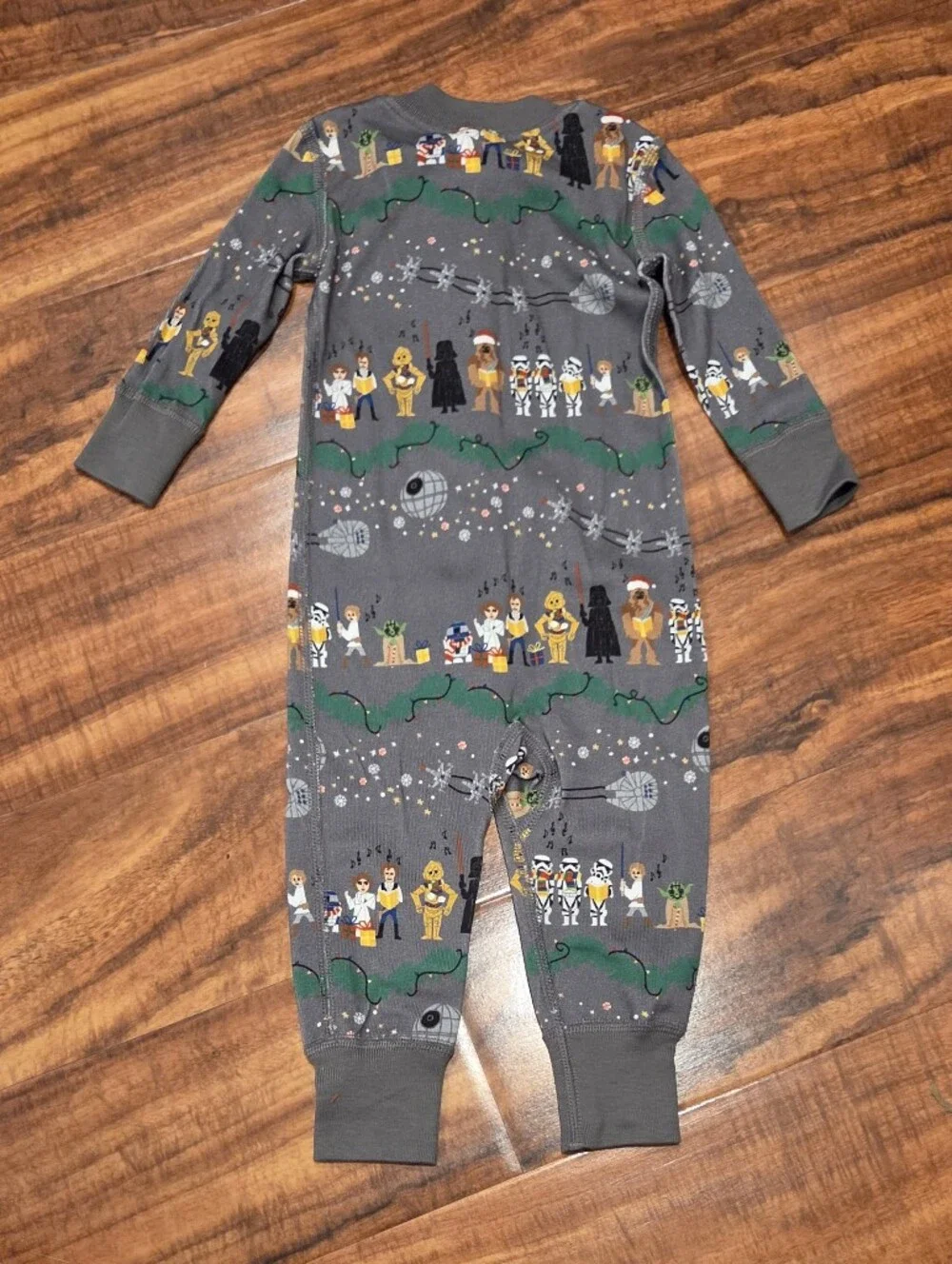 Hanna Andersson NWT 3-6 Months Star Wars Holiday One-piece Pj Romper